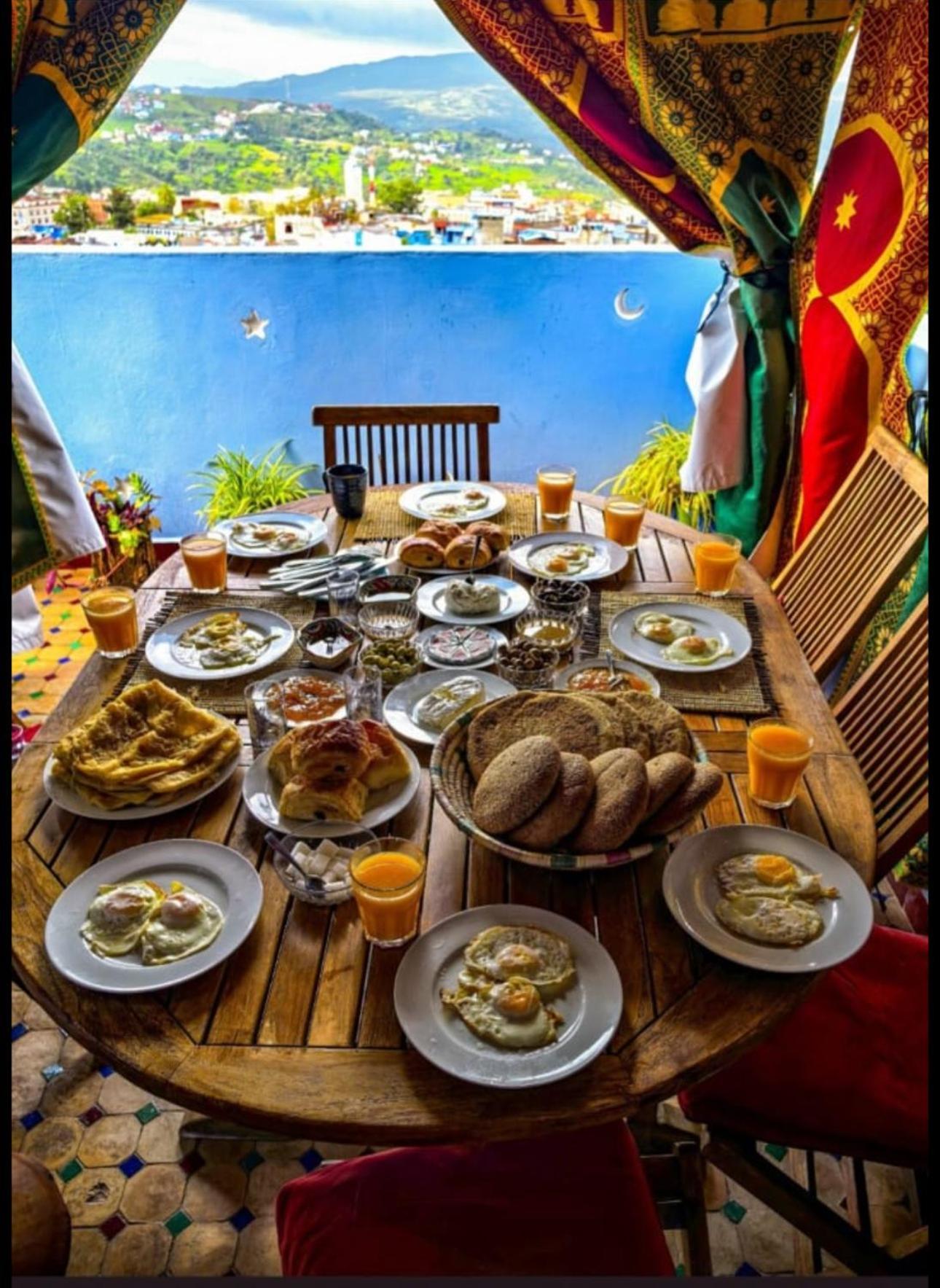 Dar Al Mansoura Riad Chefchaouen Bagian luar foto